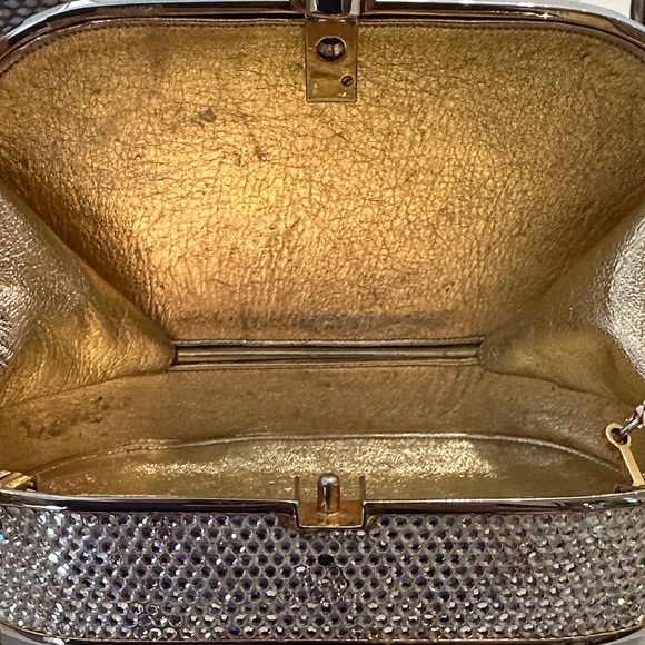 Judith Leiber Silver Crystal Clutch - Picture 6 of 7